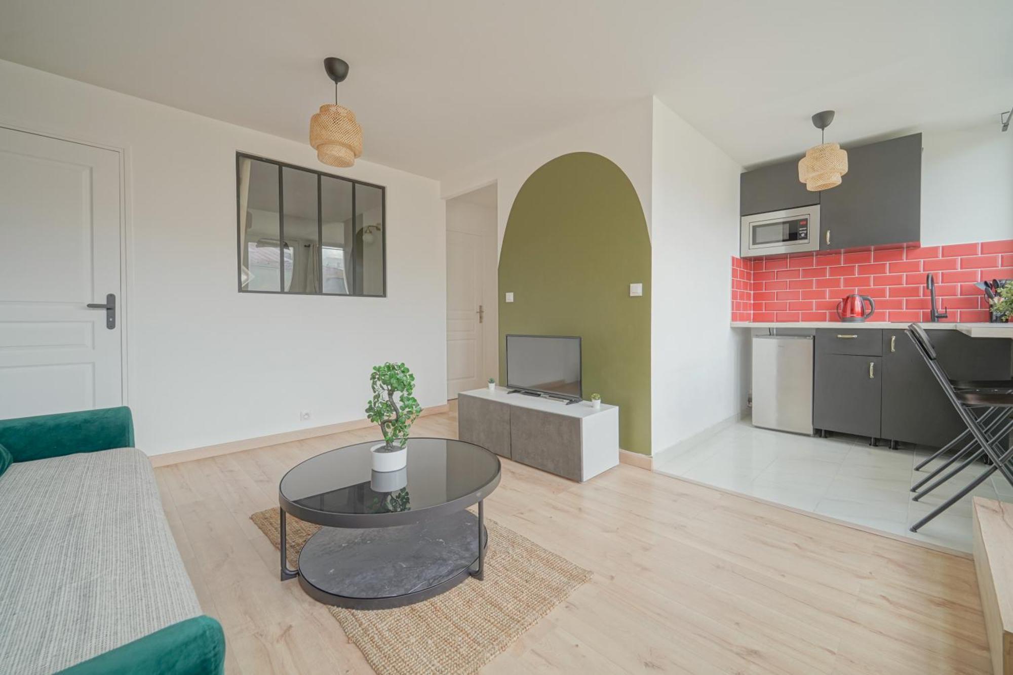 Apartamento Complete 1Br With Balcony Only 5 Min. On Foot To Metro By Doorman Saint-Ouen  Exterior foto