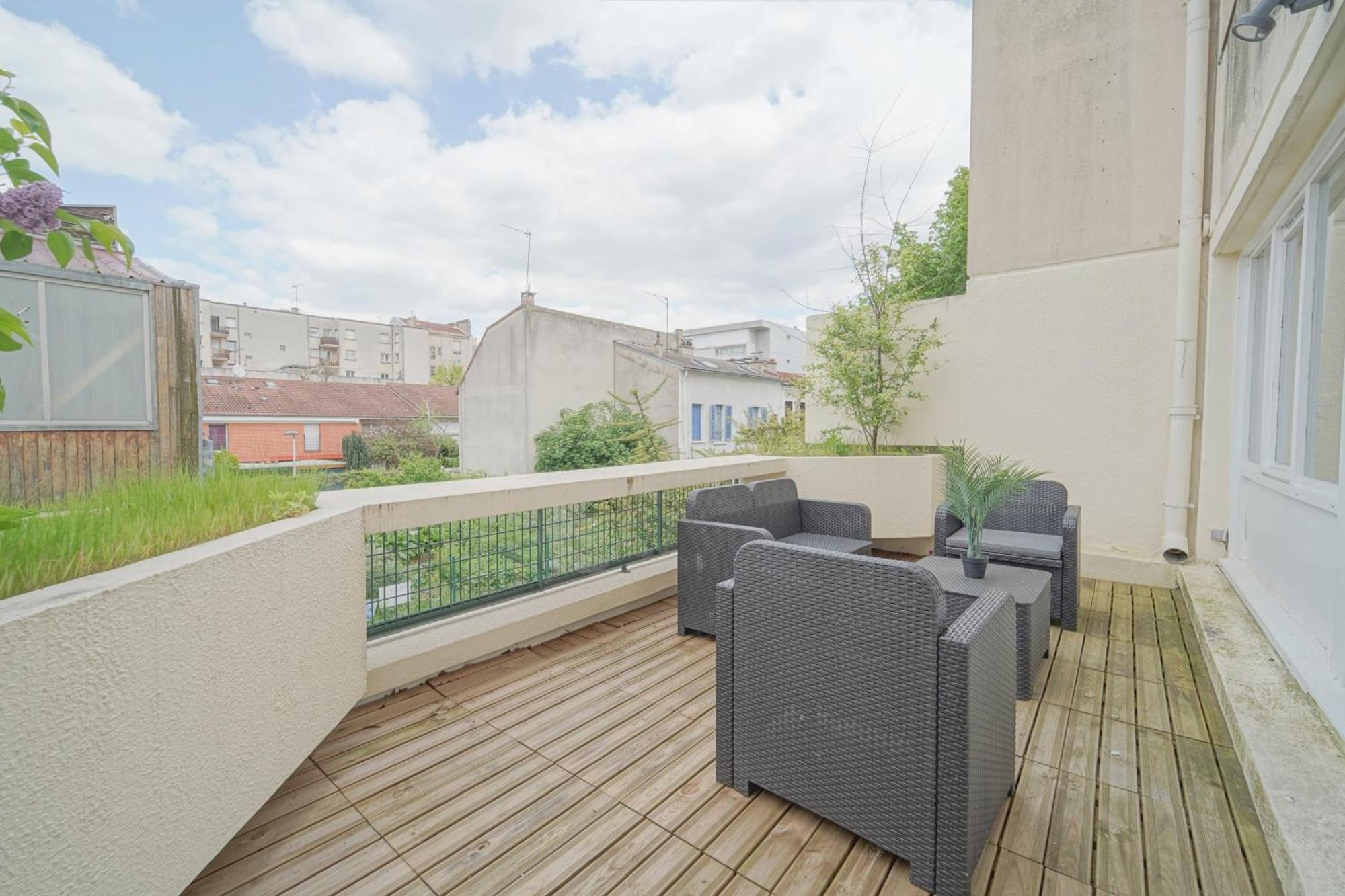 Apartamento Complete 1Br With Balcony Only 5 Min. On Foot To Metro By Doorman Saint-Ouen  Exterior foto